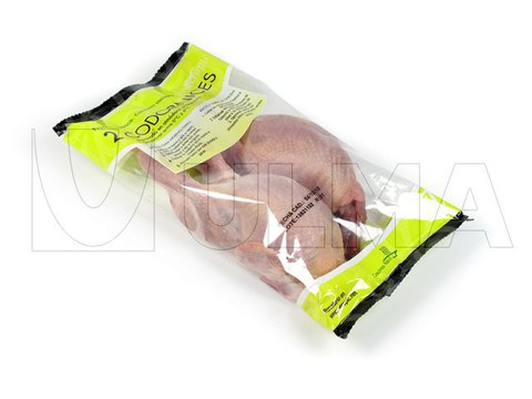 Confezionamento di quaglie intere in flow pack (hffs) con film BOPP