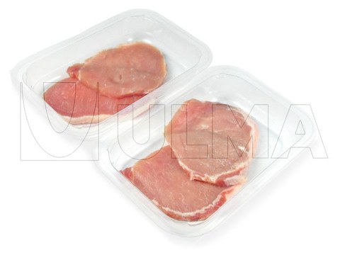 Confezionamento di filetti di lombo in vassoi rigidi termosaldati in atmosfera modificata