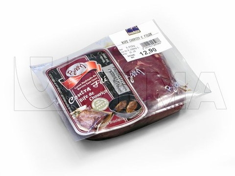 Confezionamento di carne fresca sottovuoto in termoformato