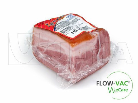 Confezionamento di carne lavorata in Flow Vac