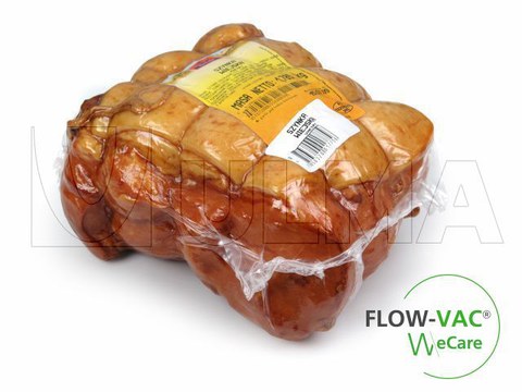 Confezionamento di carne processata in Flow Vac