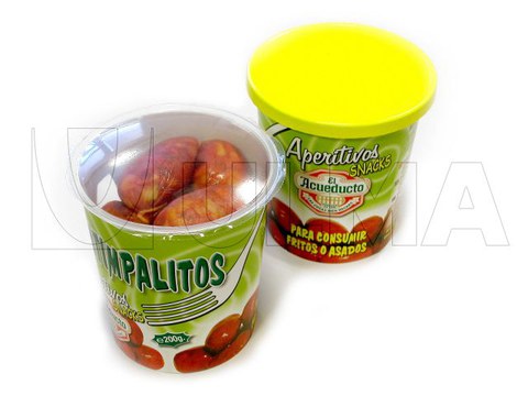 Confezionamento di salamini in vaschetta rigida termosaldata in atmosfera modificata