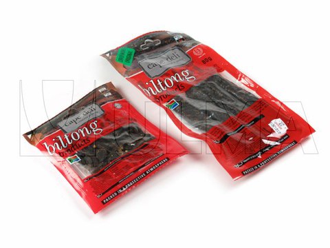 Contenitore carne secca termoformato in atmosfera modificata (MAP)in film flessibile