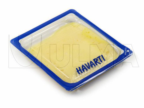 Confezione termoformato in atmosfera modificata (MAP) in plastica rigida per fette di formaggio