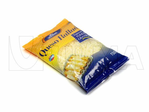 Confezionamento formaggio grattugiato in verticale, atmosfera modificata e film laminato