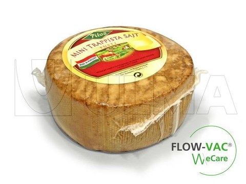 Confezionamento di formaggio in buste sottovuoto con sistema FLOW VAC