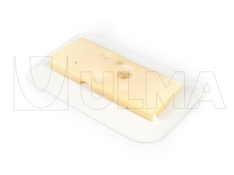 Confezionamento di porzioni di formaggio in flow pack con film barriera retraibile per MAP