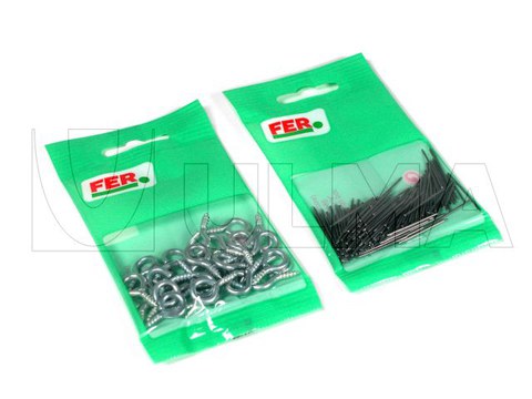 Confezionamento di parti per ferramenta e idraulica con macchina verticale