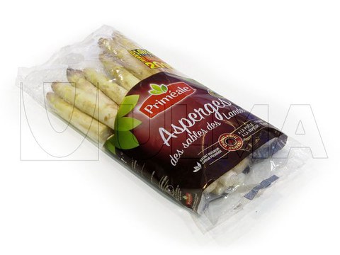 Confezionamento di asparagi freschi in flow pack (hffs)
