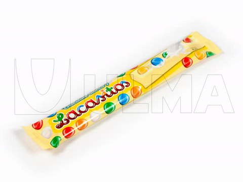 Confezionamento di barrette di cioccolato in flow pack (hffs)