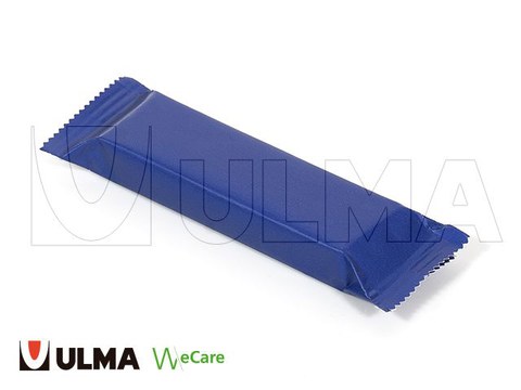 Confezionamento di barrette di frutta in flowpack con carta