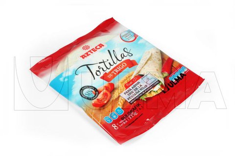 Confezionamento tortillas messicane in MAP e confezione richiudibile Flap Pack.
