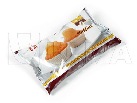 Confezionamento di muffins in flow pack (hffs) con atmosfera modificata (MAP)