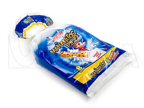 Confezionamento snack cake al cioccolato in flow pack (hffs)