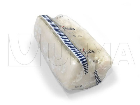 Confezionamento di porzioni di pesce congelato in flow pack (hffs)