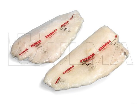 Confezionamento di porzioni di pesce congelato in flow pack (hffs)