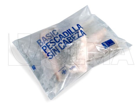 Confezionamento pesce congelato in verticale e film laminato