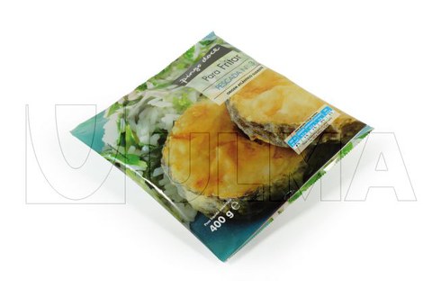 Pesce congelato in verticale e film LDPE