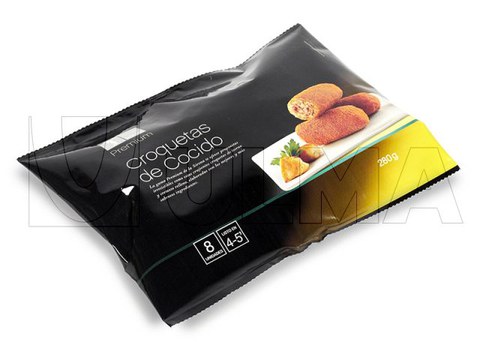 Confezionamento di crocchette congelate in verticale (vffs)