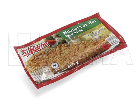 Confezionamento di filetto impananto con termoformatrice sottovuoto