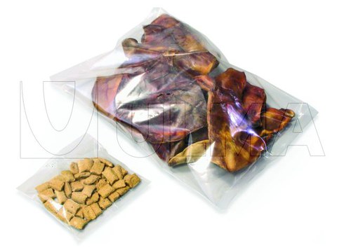 Confezionamento di orecchie di maiale e nervi di bue in atmosfera modificata